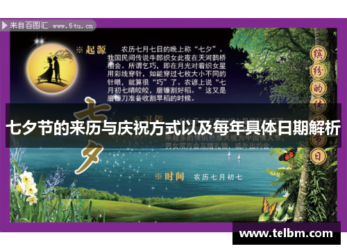 七夕节的来历与庆祝方式以及每年具体日期解析
